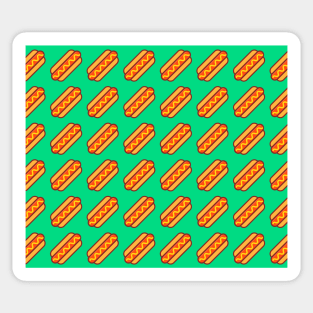 Hot Dog Pattern Sticker